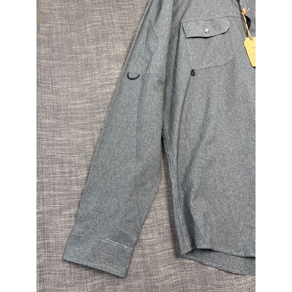 NWT CNQR Mens Button Up Shirt Long Sleeve Shirt Work Casual All Weather Shirt - Picture 6 of 13
